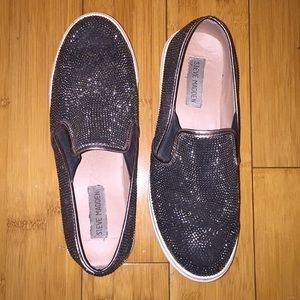 Steve Madden slip on sneakers.